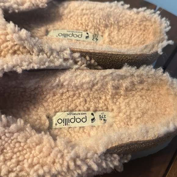 Fluffy Pink Cross-Strap Sandals - Picture 2 of 5